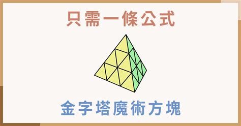 金字塔公式|金字塔魔術方塊基礎復原解法教學